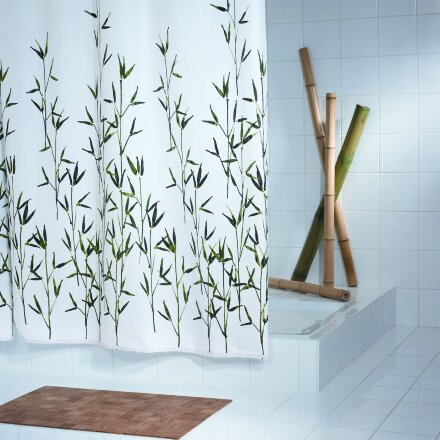 Штора для ванных комнат Bambus зеленый 180*200 Ridder в Самаре 