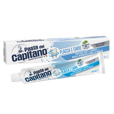 Зубная паста Pasta del Capitano  &quot;Против зубного налета и кариеса&quot; 100 мл в Самаре 