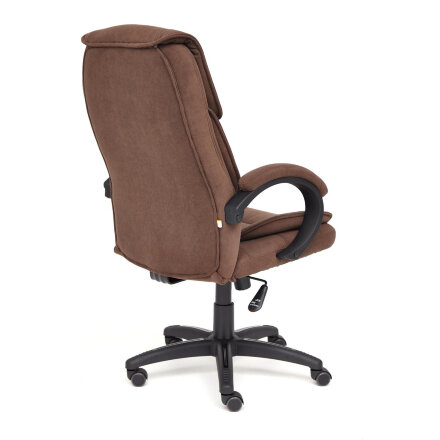 Кресло ТС 65х53х129 см флок коричневый в Самаре 