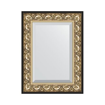 Зеркало с фацетом в багетной раме Evoform барокко золото 106 мм 60х80 см в Самаре 