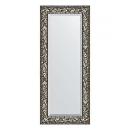 Зеркало с фацетом в багетной раме Evoform византия серебро 99 мм 59х139 см в Самаре 