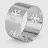 Кольцо для салфеток Mercury 4,5 см серебро 4 шт набор в Самаре 