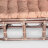 Кресло-мамасан Rattan Grand NIdo Brown с подушкой 175х110х94 см в Самаре 