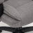 Кресло ТС 65х53х129 см флок серый в Самаре 