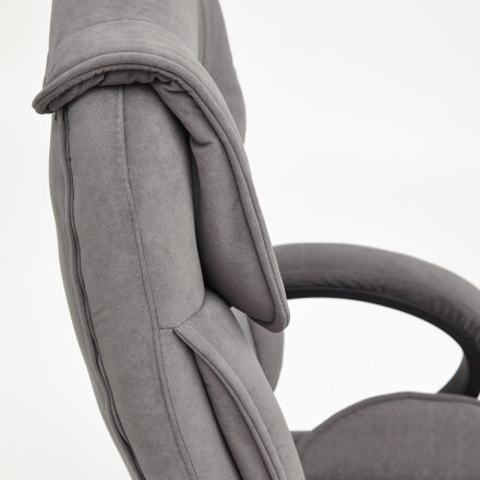 Кресло ТС 65х53х129 см флок серый в Самаре 