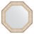 Зеркало в багетной раме Evoform виньетка серебро 109 мм 80,6х80,6 см в Самаре 