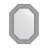 Зеркало в багетной раме Evoform серебряная кольчуга 88 мм 56x76 см в Самаре 