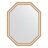 Зеркало в багетной раме Evoform золотые бусы на серебре 60 мм 71x91 см в Самаре 