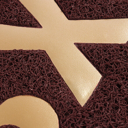 Коврик Vortex пористый с надписью 40*60 см, коричневый в Самаре 
