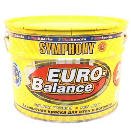 Краска в/э Symphony Euro-Balance 2 0.9л металлическое ведро в Самаре 