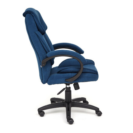 Кресло ТС 65х53х129 см флок синий в Самаре 