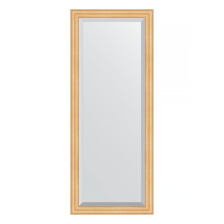 Зеркало с фацетом в багетной раме Evoform сосна 62 мм 61х151 см в Самаре 