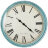 Настенные часы Kanglijia Clock синие 40,5х8х40,5 см в Самаре 