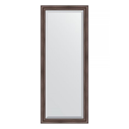 Зеркало с фацетом в багетной раме Evoform палисандр 62 мм 61х151 см в Самаре 