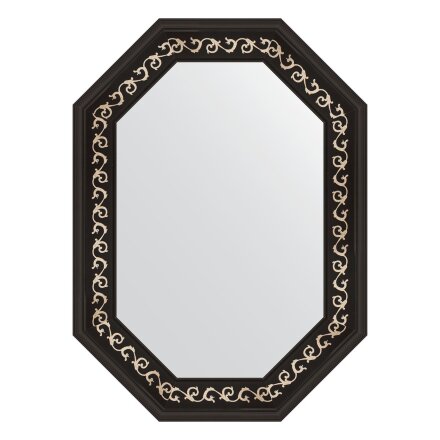 Зеркало в багетной раме Evoform черный ардеко 81 мм 54x74 см в Самаре 