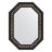 Зеркало в багетной раме Evoform черный ардеко 81 мм 54x74 см в Самаре 