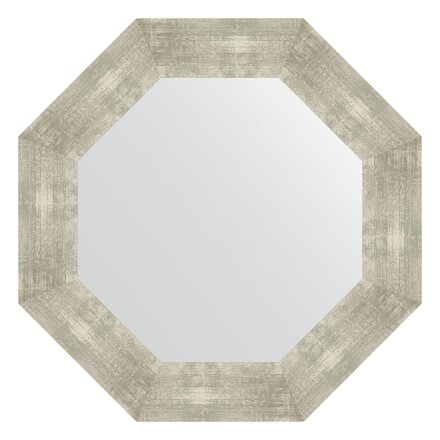 Зеркало в багетной раме Evoform алюминий 90 мм 61x61 см в Самаре 
