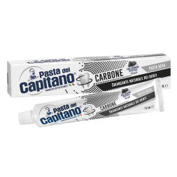 Зубная паста Pasta del Capitano  &quot;Древесный уголь&quot; 75 мл