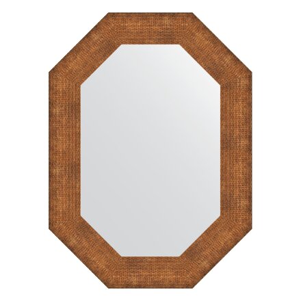 Зеркало в багетной раме Evoform медная кольчуга 88 мм 56x76 см в Самаре 