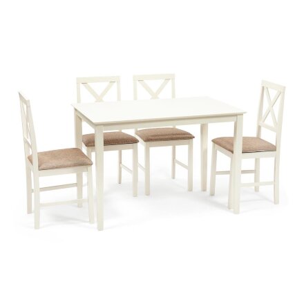 Комплект мебели TC ivory стол и 4 стула в Самаре 