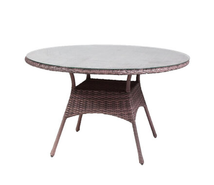 Комплект DECO 6 с круглым столом коричневый в Самаре 