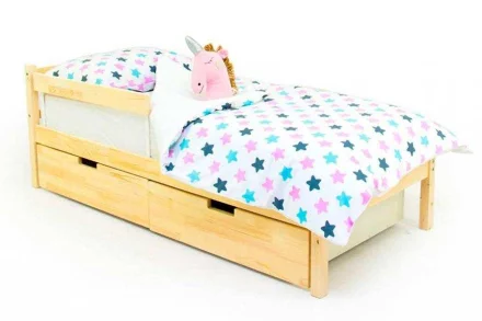 Детская кровать Бельмарко Svogen Classic натура с бортиком в Самаре 