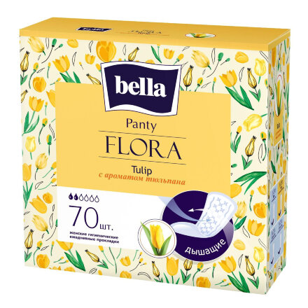 Прокладки ежедневные Bella Panty Flora Тюльпан 70 шт в Самаре 