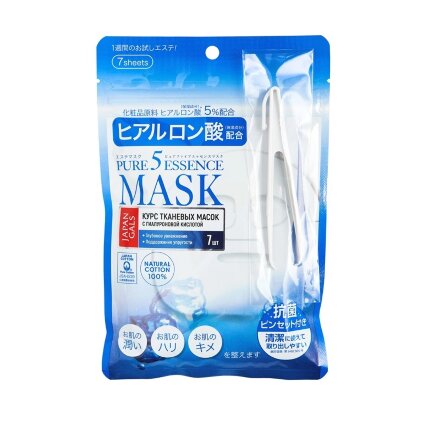 Маска Japan Gals для лица Pure Essence Hyaluronic Acid Mask 7 шт в Самаре 
