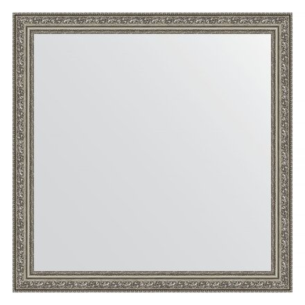 Зеркало в багетной раме Evoform виньетка состаренное серебро 56 мм 74х74 см в Самаре 