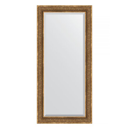 Зеркало с фацетом в багетной раме Evoform вензель бронзовый 101 мм 79х169 см в Самаре 