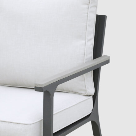 Комплект мебели Greenpatio серый с белым 4 предмета в Самаре 