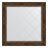 Зеркало с гравировкой в багетной раме Evoform состаренное дерево с орнаментом 120 мм 112x112 см в Самаре 