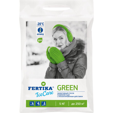 Реагент Фертика IceCare Green для температуры -20°С, 5 кг в Самаре 