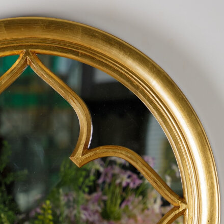 Зеркало Glasar круглое золотистое 60x4x60 см в Самаре 