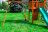 Детский городок Jungle Cottage+Rock+Swing Module Xtra+рукоход с кольцами в Самаре 