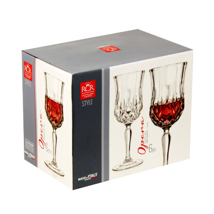 Набор бокалов для красного вина RCR Opera 6x230 мл в Самаре 