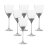 Набор бокалов RCR Prestige Leaf Platinum для красного вина 6х330 мл в Самаре 