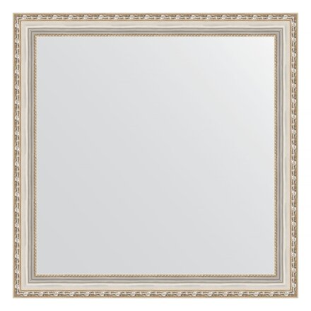 Зеркало в багетной раме Evoform версаль серебро 64 мм 75х75 см в Самаре 