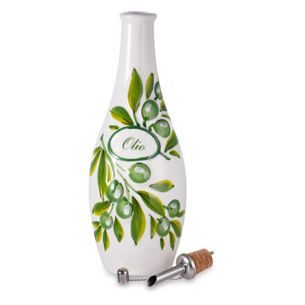Бутылка для масла Edelweiss Оливки 27 см керамика в Самаре 