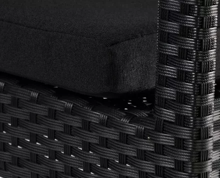 Плетеный стул Milano черный в Самаре 