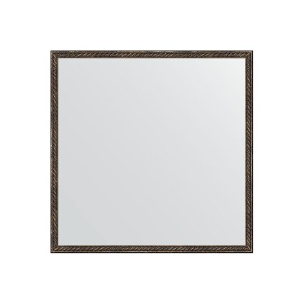 Зеркало в багетной раме Evoform витая бронза 26 мм 68х68 см в Самаре 