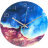 Настенный часы JJT космическая туманность 29,5х29,5 см в Самаре 