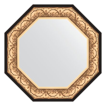 Зеркало в багетной раме Evoform барокко золото 106 мм 70,4х70,4 см в Самаре 