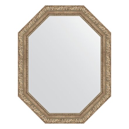 Зеркало в багетной раме Evoform виньетка античное серебро 85 мм 75x95 см в Самаре 