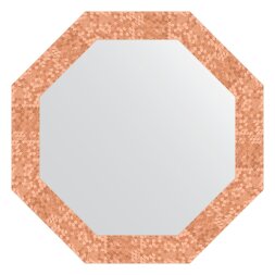 Зеркало в багетной раме Evoform соты медь 70 мм 63,0х63,0 см
