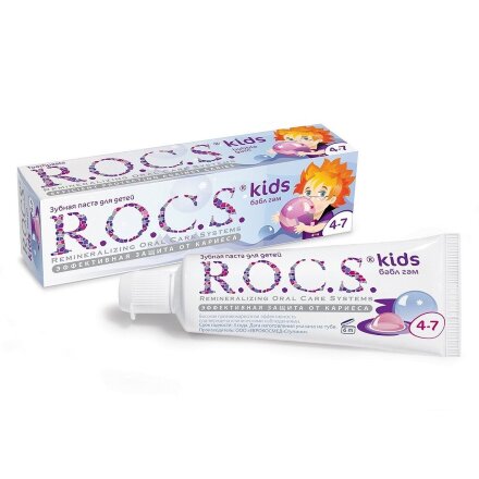 Зубная паста	 R.O.C.S. для детей бабл гам 45 гр в Самаре 
