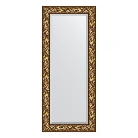 Зеркало с фацетом в багетной раме Evoform византия золото 99 мм 64х149 см в Самаре 