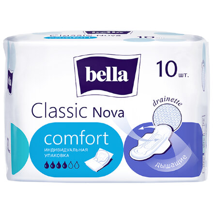 Прокладки Bella classic nova сomfort 10 шт в Самаре 