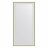 Зеркало в багетной раме Evoform белая кожа с хромом 78 мм 78х158 см в Самаре 