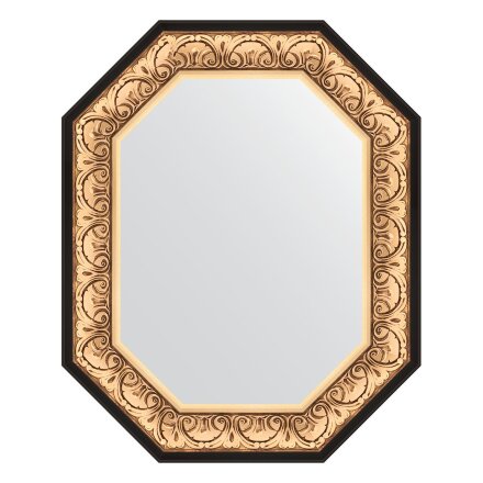 Зеркало в багетной раме Evoform барокко золото 106 мм 65x80 см в Самаре 